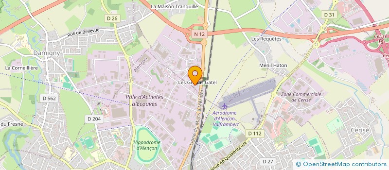 localisation de l'entreprise ALENCON BUNGALOW LOISIRS à VALFRAMBERT