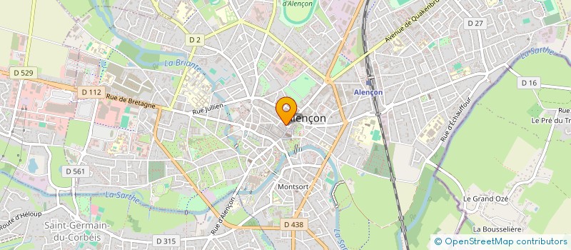 localisation de l'entreprise ALENCON COIFF à ALENCON