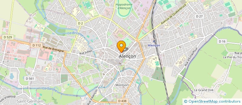 localisation de l'entreprise ALENCON FM à ALENCON