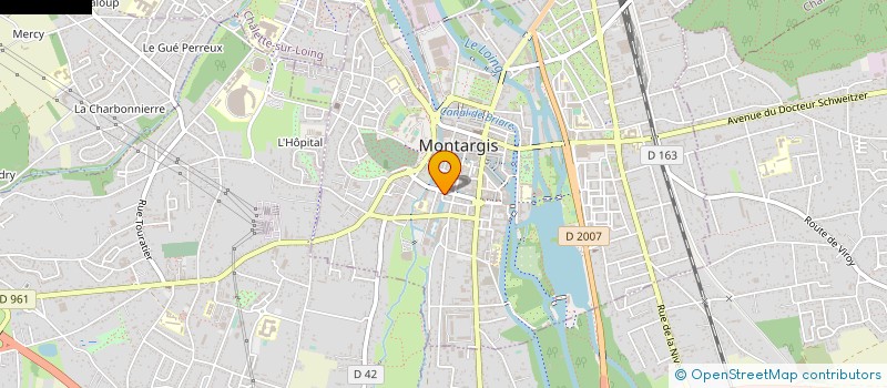 localisation de l'entreprise ALENCON SANTE à MONTARGIS