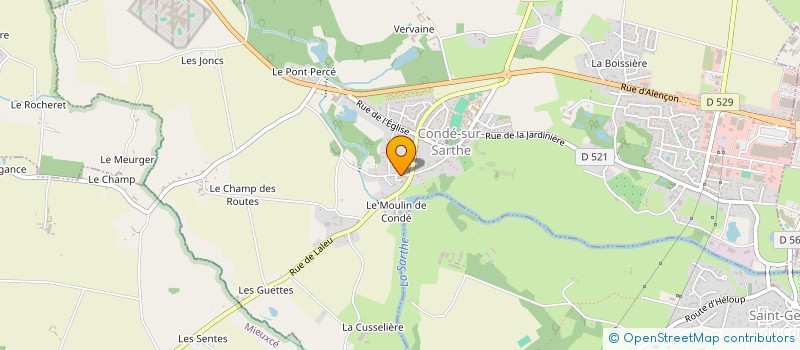 localisation de l'entreprise ALENCON TRAIL à CONDE-SUR-SARTHE