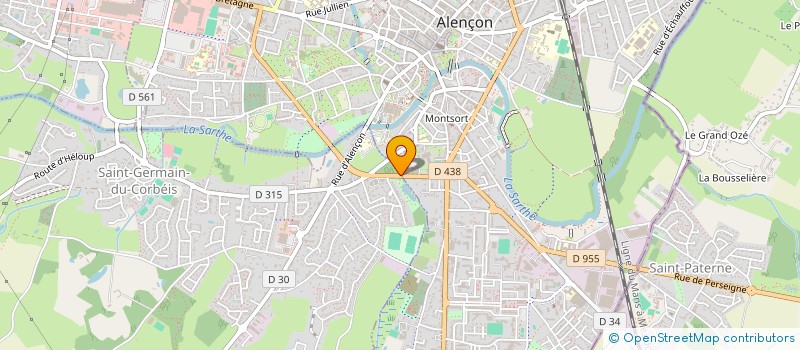 localisation de l'entreprise ALENCON VOLLEY à ALENCON