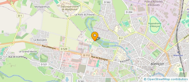 localisation de l'entreprise ALENFORME à ALENCON