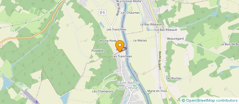 localisation de l'entreprise ALENIN  SAINT-REMY-SUR-CREUSE
