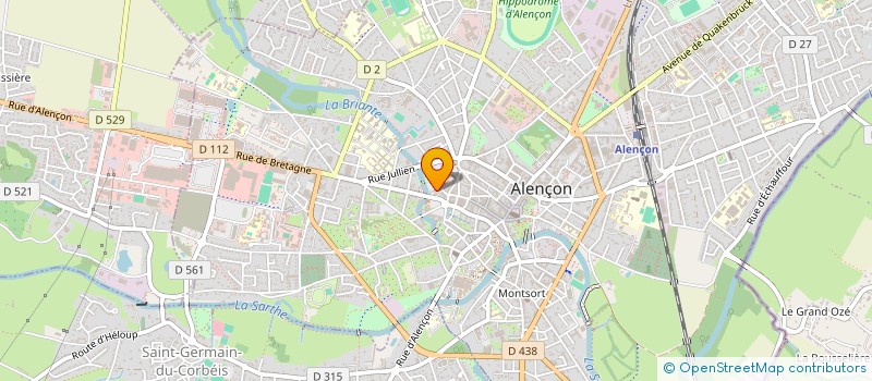 localisation de l'entreprise ALENOR à ALENCON