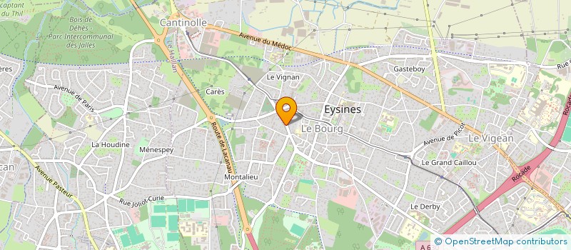 localisation de l'entreprise ALENORE  BORDEAUX