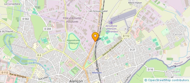 localisation de l'entreprise ALENSONATE.FR à ALENCON