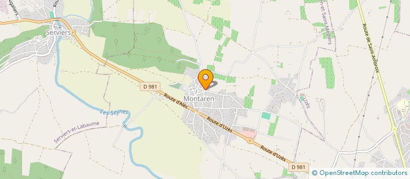 localisation de l'entreprise ALENTOURS  MONTAREN-ET-SAINT-MEDIERS