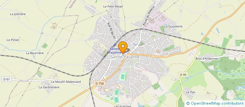 localisation de l'entreprise ALENTOURS ATLANTIQUE SUD à SAINTE-PAZANNE