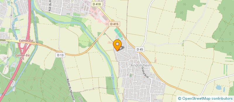 localisation de l'entreprise ALEO  ANDOLSHEIM