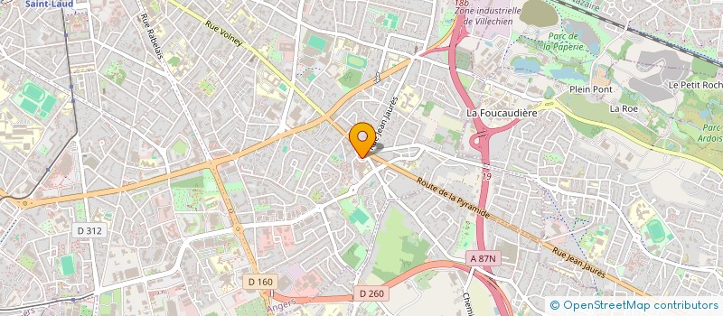 localisation de l'entreprise ALEO à ANGERS