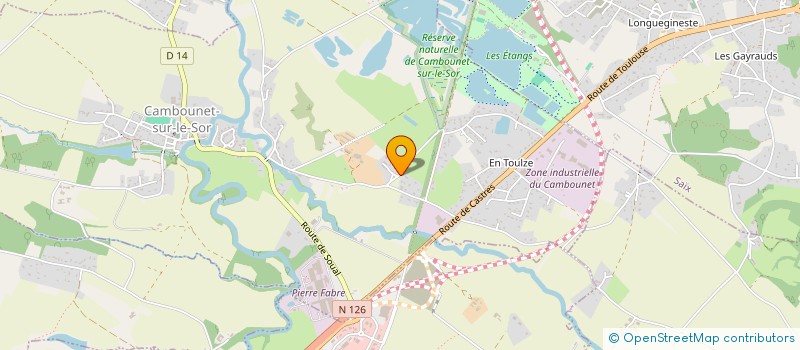 localisation de l'entreprise ALEO  CAMBOUNET-SUR-LE-SOR