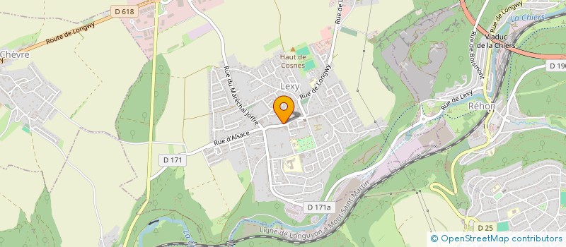 localisation de l'entreprise ALEO  LEXY