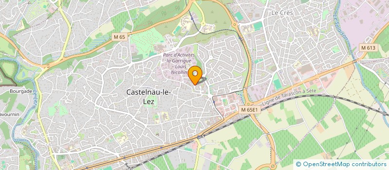localisation de l'entreprise ALEO TECHNOLOGIE à CASTELNAU-LE-LEZ