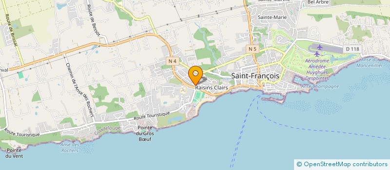 localisation de l'entreprise ALEONARD DUPAS à SAINT-FRANCOIS