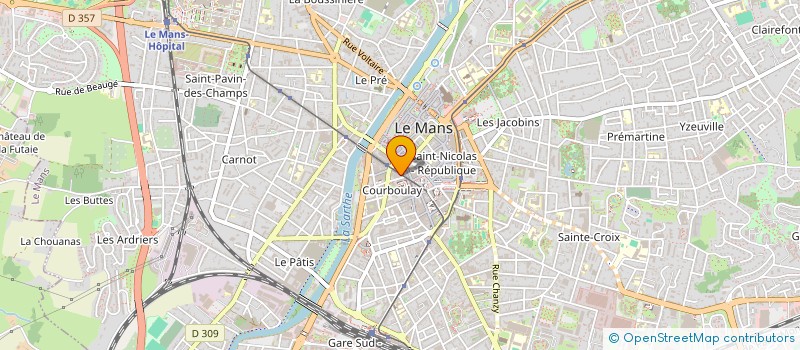 localisation de l'entreprise ALEOX  LE MANS