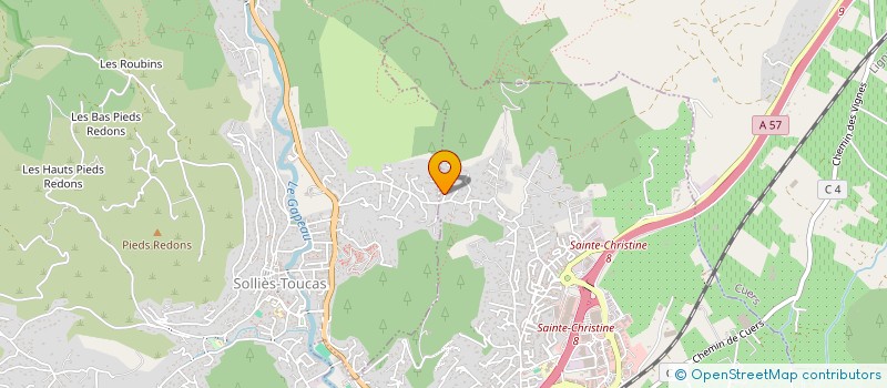 localisation de l'entreprise ALEP  CUERS