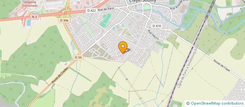 localisation de l'entreprise ALEP  CLAYE-SOUILLY