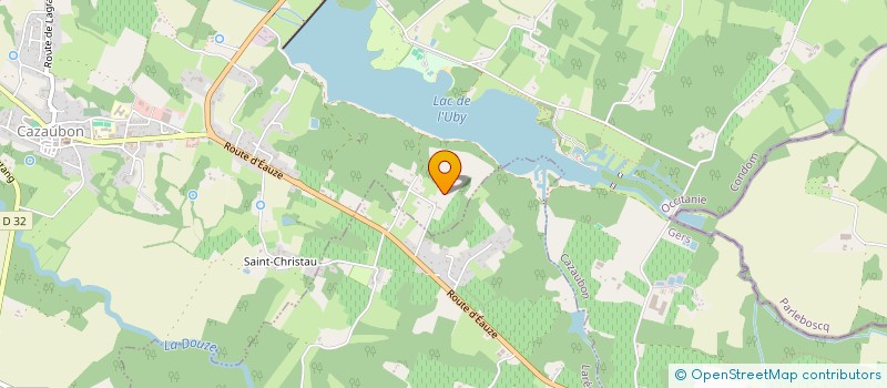 localisation de l'entreprise ALEP  CAZAUBON