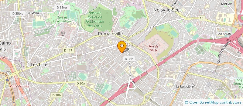 localisation de l'entreprise ALEP CONSULTING à ROMAINVILLE
