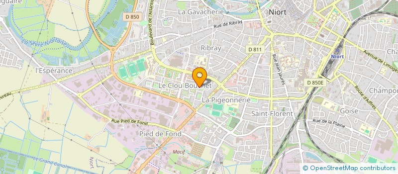 localisation de l'entreprise ALEPAN - ASSOCIATION DE LOISIRS EDUCATIFS POUR PERSONNES AVEC AUTISME DANS LE NIORTAIS à NIORT