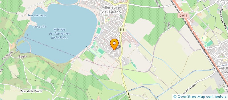 localisation de l'entreprise ALEPH  VILLENEUVE-DE-LA-RAHO