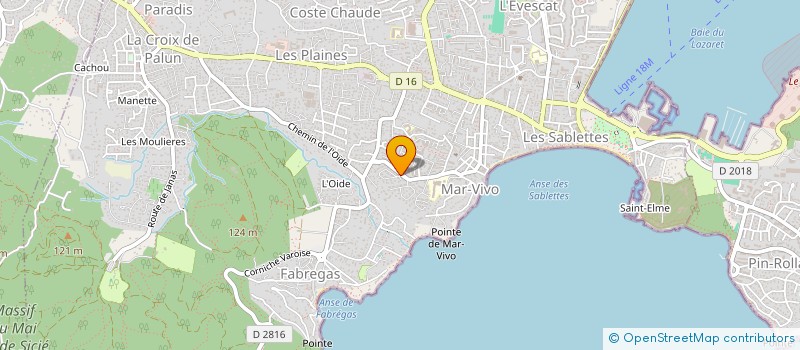 localisation de l'entreprise ALEPH à LA SEYNE-SUR-MER