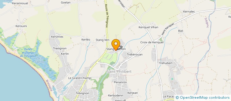 localisation de l'entreprise ALEPH  TREGUNC