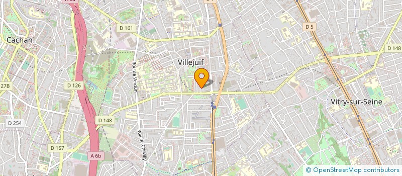 localisation de l'entreprise ALEPH à VILLEJUIF