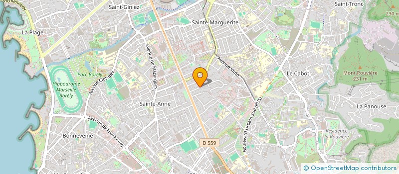 localisation de l'entreprise ALEPH à MARSEILLE