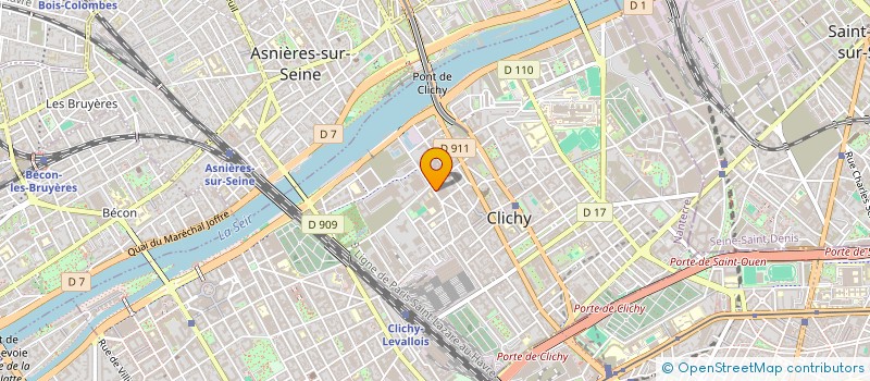 localisation de l'entreprise ALEPH CAPITAL à CLICHY