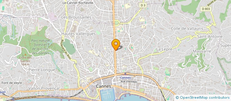 localisation de l'entreprise ALEPH CONSTRUCTION  CANNES