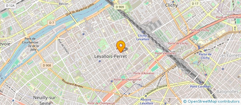 localisation de l'entreprise ALEPH CONSULTANTS à LEVALLOIS-PERRET
