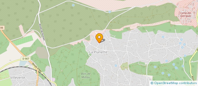 localisation de l'entreprise ALEPH GROUPE  NIMES