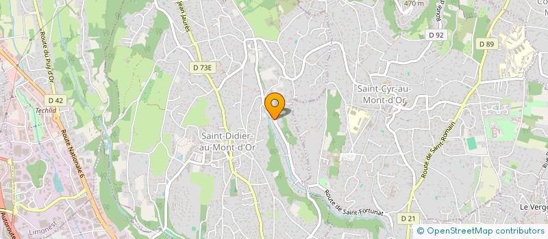 localisation de l'entreprise ALEPH PRO  SAINT-DIDIER-AU-MONT-D OR