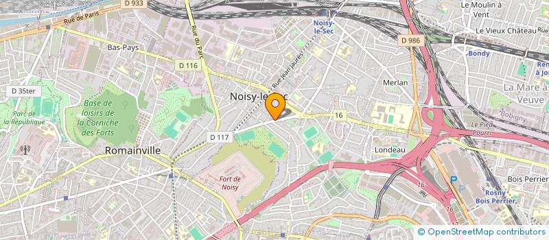 localisation de l'entreprise ALEPH PRODUCTION à NOISY-LE-SEC