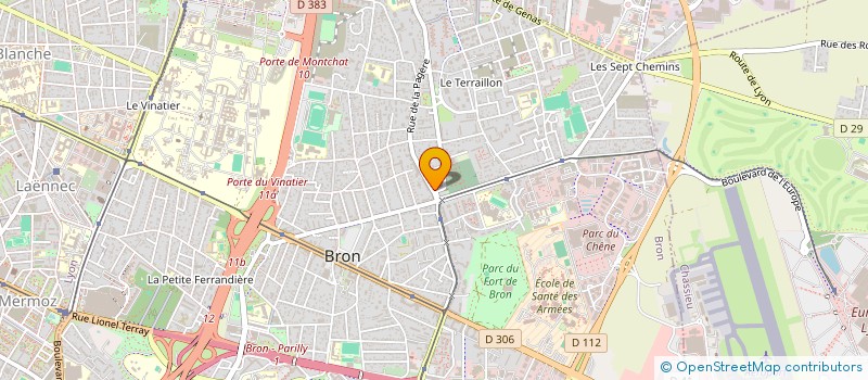 localisation de l'entreprise ALEPH THERAPY à BRON