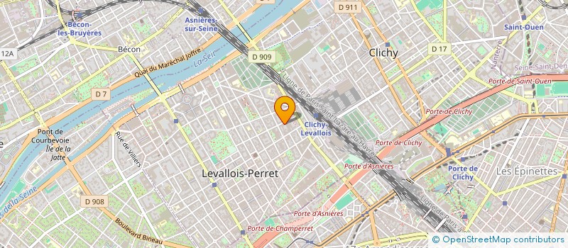 localisation de l'entreprise ALEPHE MANAGEMENT ET SERVICES à LEVALLOIS-PERRET