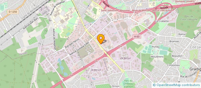 localisation de l'entreprise ALEPIA STEVIA REBAUDIANA NATURA LABORATOIRE  PESSAC