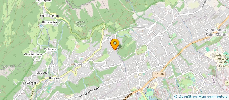 localisation de l'entreprise ALEPT à CORENC