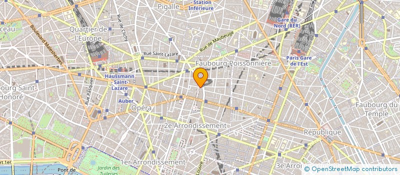 localisation de l'entreprise ALERCE à PARIS