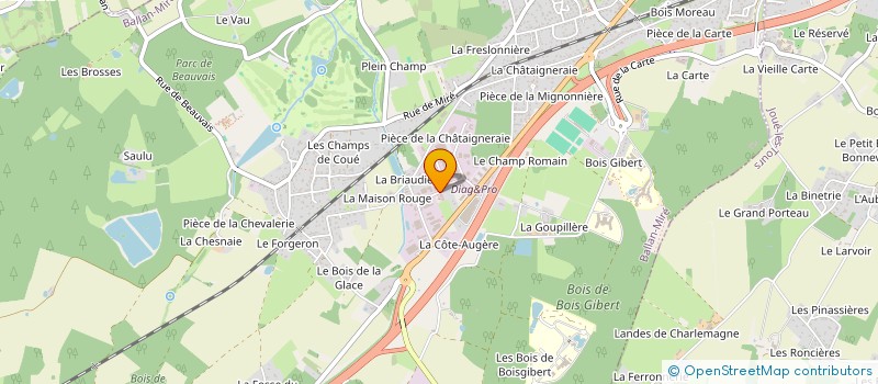 localisation de l'entreprise ALERCE CONCEPTION à BALLAN-MIRE