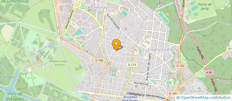 localisation de l'entreprise ALERCE CONSULTING  LE CHESNAY-ROCQUENCOURT