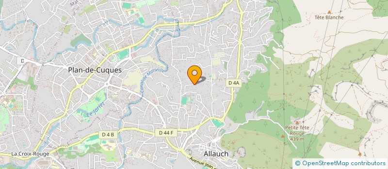 localisation de l'entreprise ALERIA  ALLAUCH