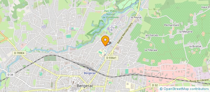 localisation de l'entreprise ALERT'EAU à BERGERAC