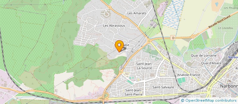 localisation de l'entreprise ALERTE ALARME  NARBONNE