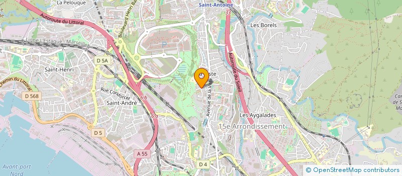 localisation de l'entreprise ALERTE ASSAINISSEMENT MARSEILLE 13 à MARSEILLE 15EME