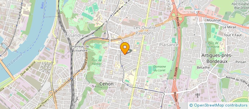 localisation de l'entreprise ALERTE AUX TOXIQUES ! - AAT ! à CENON