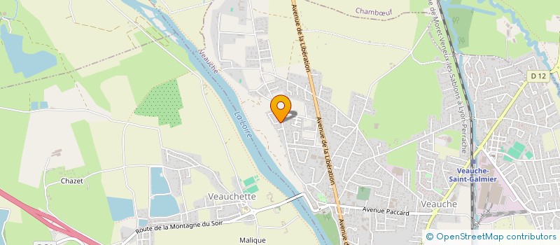 localisation de l'entreprise ALERTE DETECTION INCENDIE à VEAUCHE