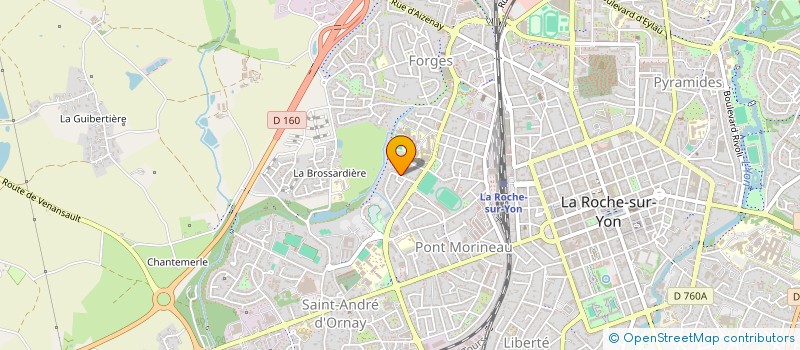 localisation de l'entreprise ALERTE FUITE SERVICE  LA ROCHE-SUR-YON